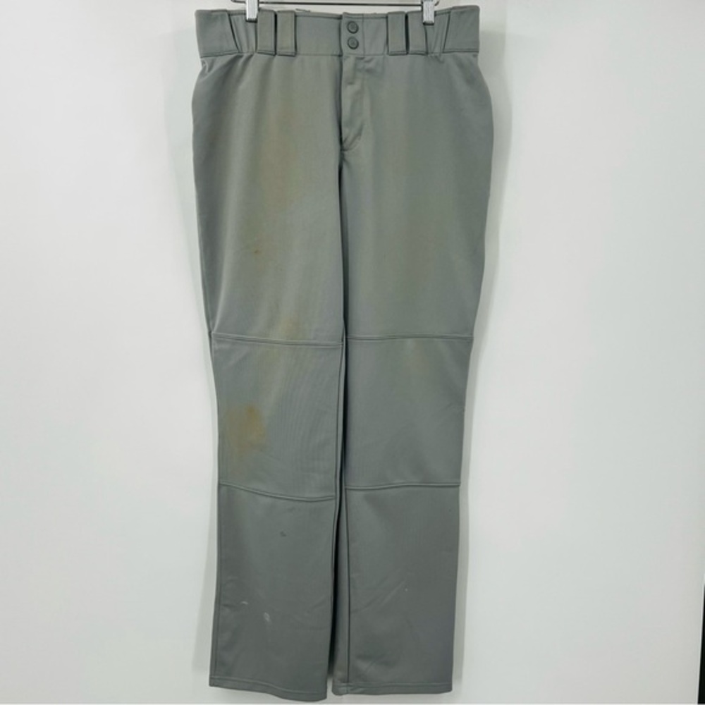 Under Armour Loose Fit Baseball Pants Gray Men's Size L Large‎ Grey Stained